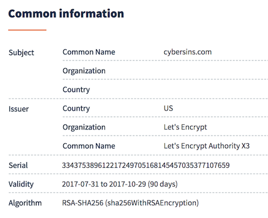 CertDB is a Free SSL certificate Search Engine and Analysis Platform